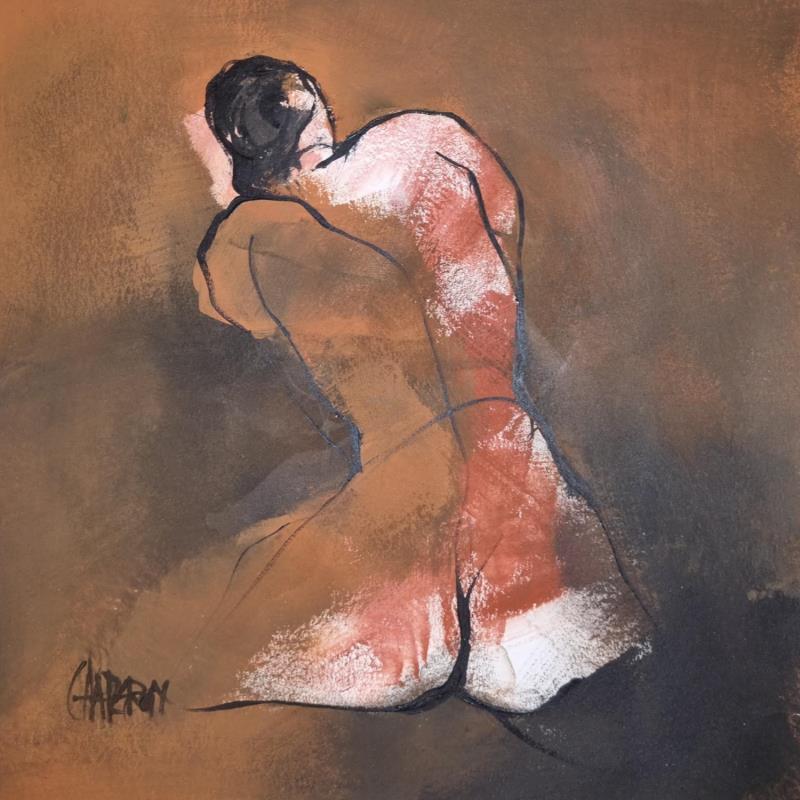 Painting Terre by Chaperon Martine | Painting Figurative Nude Acrylic