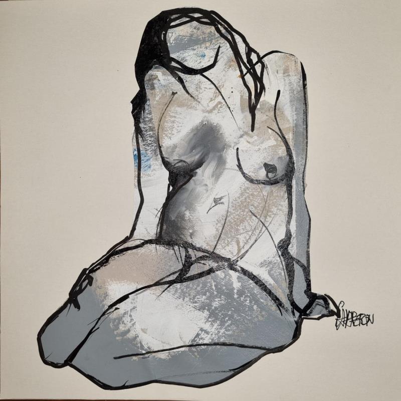 Painting Offerte by Chaperon Martine | Painting Figurative Acrylic Nude