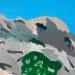 Painting Montagne Sainte Victoire by Du Planty Anne | Painting Figurative Nature Acrylic