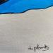 Peinture Les amoureux à la plage par Du Planty Anne | Tableau Figuratif Marine Scènes de vie Acrylique