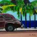 Gemälde La Havane Brune von Du Planty Anne | Gemälde Figurativ Alltagsszenen Öl Acryl