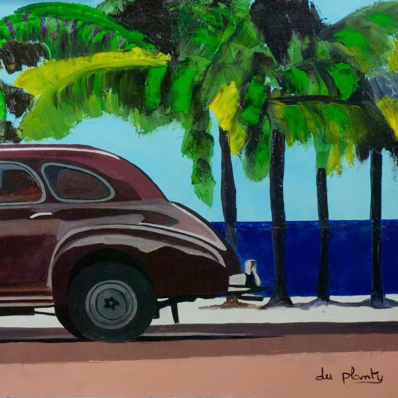 Peinture La Havane Brune par Du Planty Anne | Tableau Figuratif Acrylique, Huile Scènes de vie