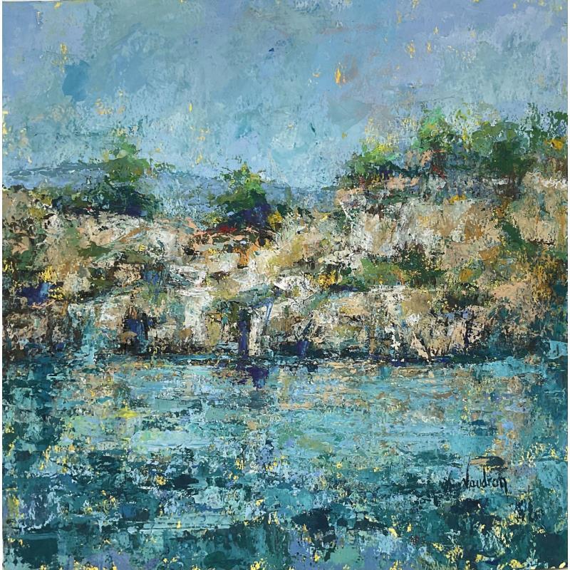 Painting Calanques a Marseille by Vaudron | Painting Figurative
