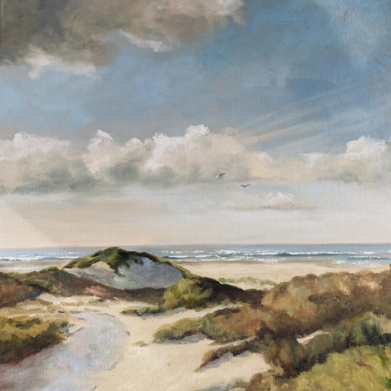 Painting Duinen 24ws374 by Lynden (van) Heleen | Painting Figurative Landscapes Marine Oil