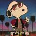 Gemälde Snoopy good mood von Kedarone | Gemälde Pop-Art Pop-Ikonen Graffiti Acryl