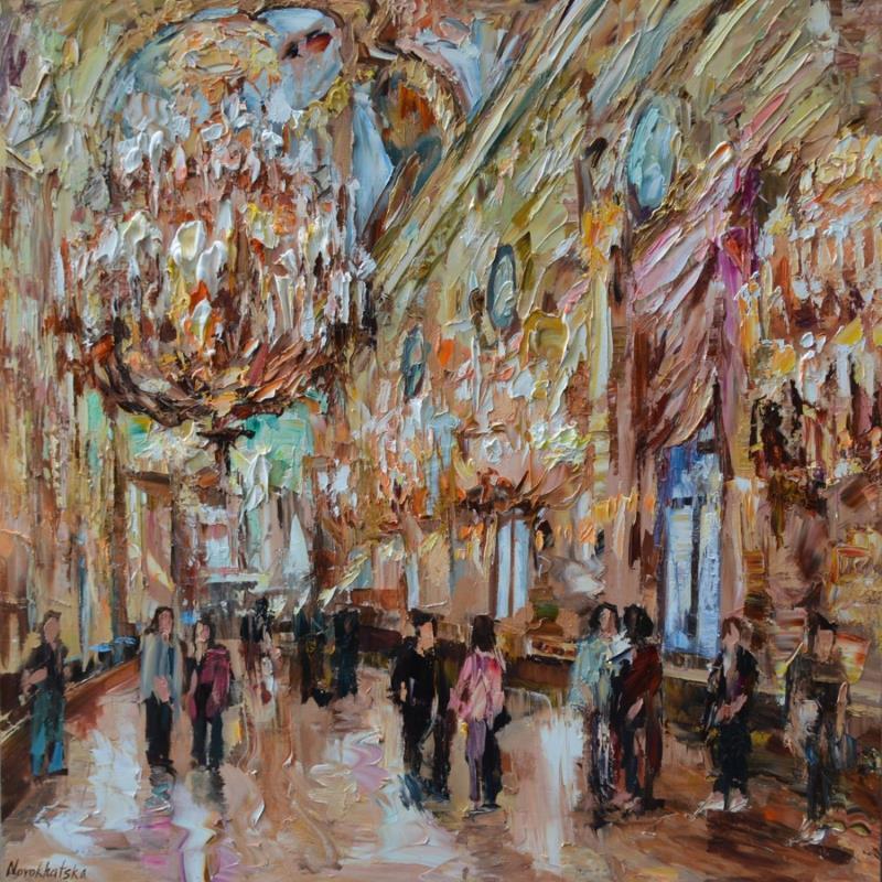 Gemälde Palais Garnier von Novokhatska Olga | Gemälde Figurativ Acryl, Öl Urban