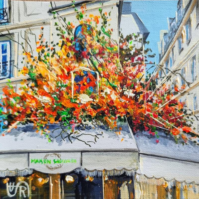 Peinture  Maison Sauvage par Rasa | Tableau Figuratif Urbain Acrylique