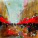 Painting Rue Montorgueil by Solveiga | Painting Acrylic
