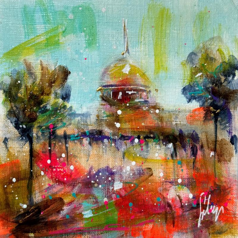 Painting Les Invalides  by Solveiga | Painting Acrylic