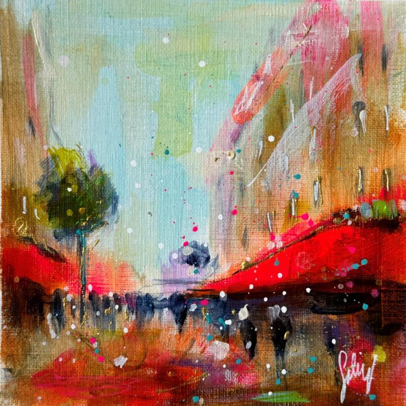 Painting Rue St Jacques   by Solveiga | Painting Acrylic