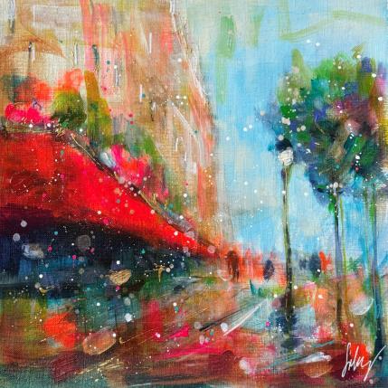 Gemälde Summertime in Paris  von Solveiga | Gemälde  Acryl