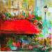 Painting Café de la Tour by Solveiga | Painting Acrylic