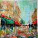 Painting Walking in Paris  by Solveiga | Painting Acrylic