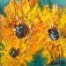 Painting Tournesols by Shahine | Painting Figurative Oil