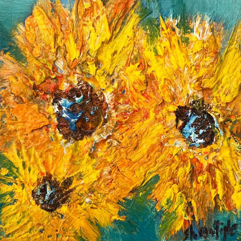 Painting Tournesols by Shahine | Painting Figurative Oil