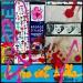 Painting La vie est belle ! (RIRE) by Costa Sophie | Painting Pop-art Acrylic Gluing Upcycling