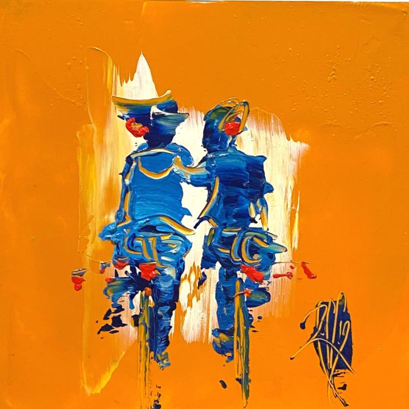 Painting Orange by Raffin Christian | Painting Figurative Life style Oil