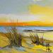 Peinture Brise des dunes par Tual Pierrick | Tableau