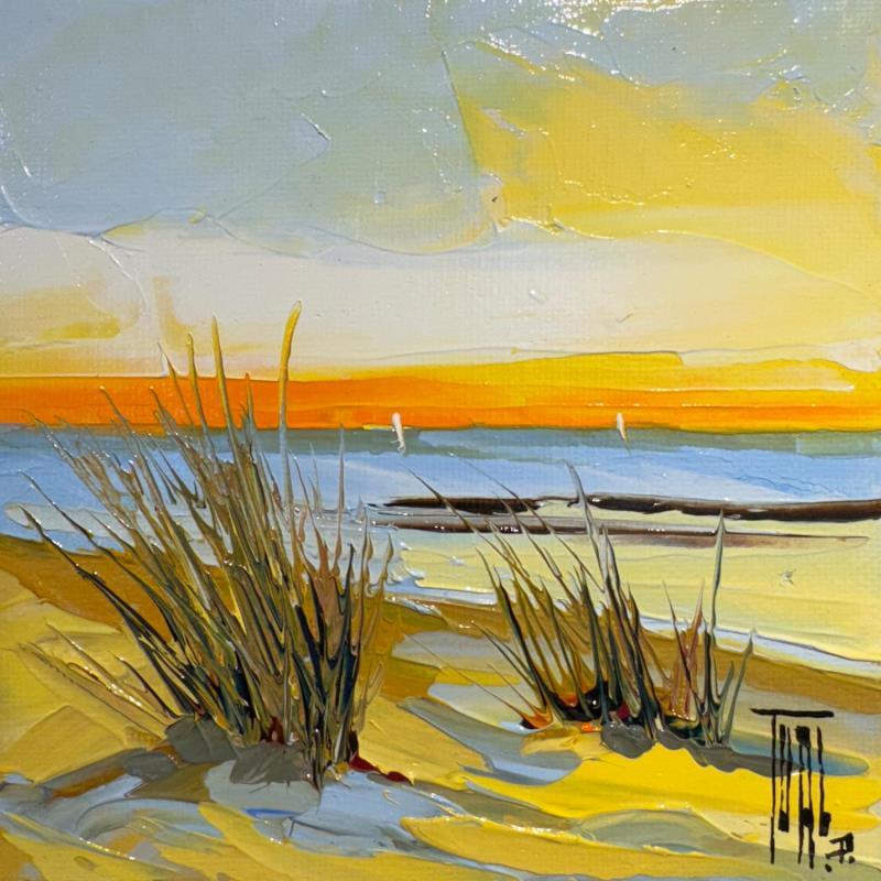 Peinture Brise des dunes par Tual Pierrick | Tableau