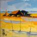 Peinture Les cabanes par Tual Pierrick | Tableau