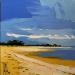 Peinture Plage isolée par Tual Pierrick | Tableau