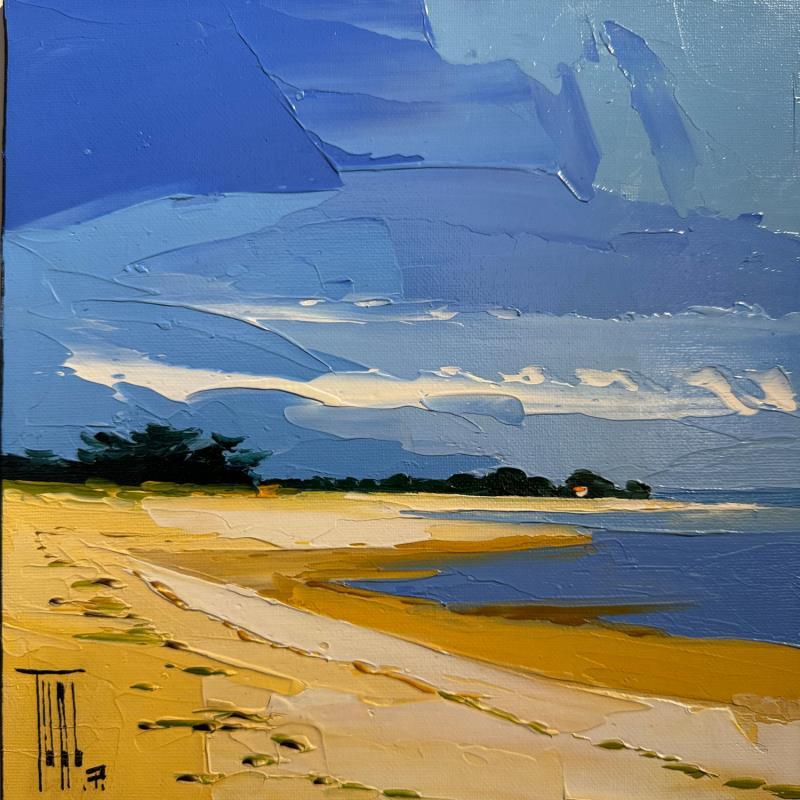 Painting Plage isolée by Tual Pierrick | Painting