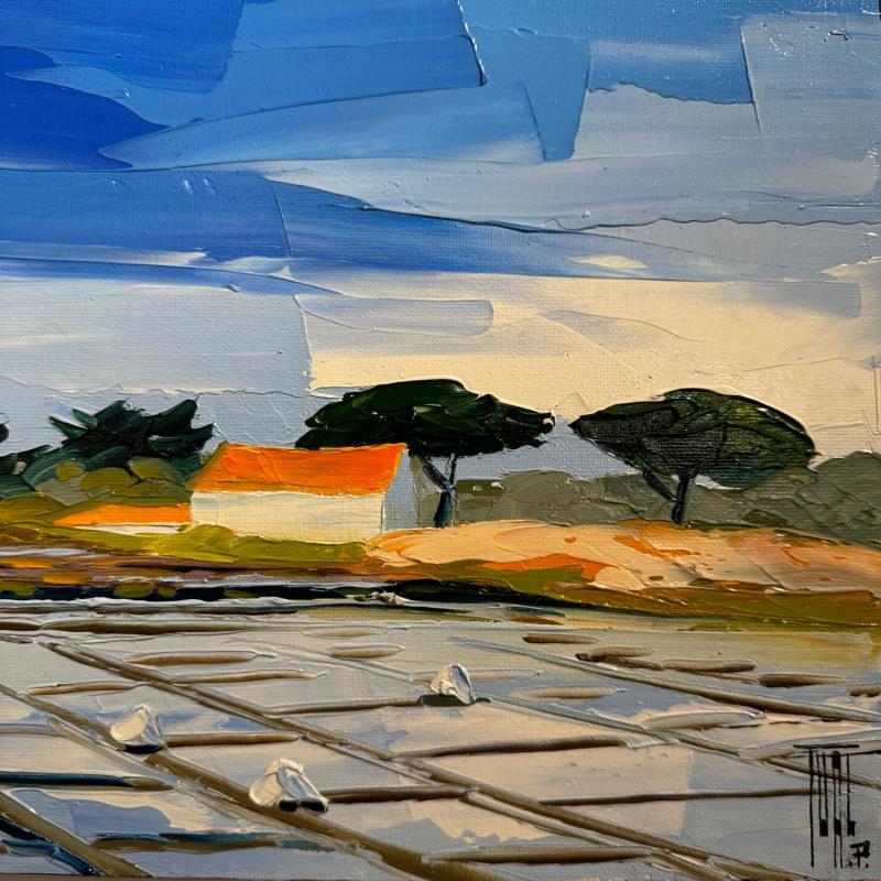 Painting Marais salants by Tual Pierrick | Painting