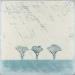 Peinture Sur le bleu d'un sol #354 par ChristophL | Tableau Figuratif Paysages Nature Minimaliste Bois Acrylique Encre