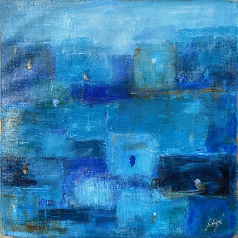 Painting Blue moments  by Solveiga | Painting  Acrylic