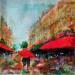 Painting Weekend in Paris  by Solveiga | Painting Acrylic