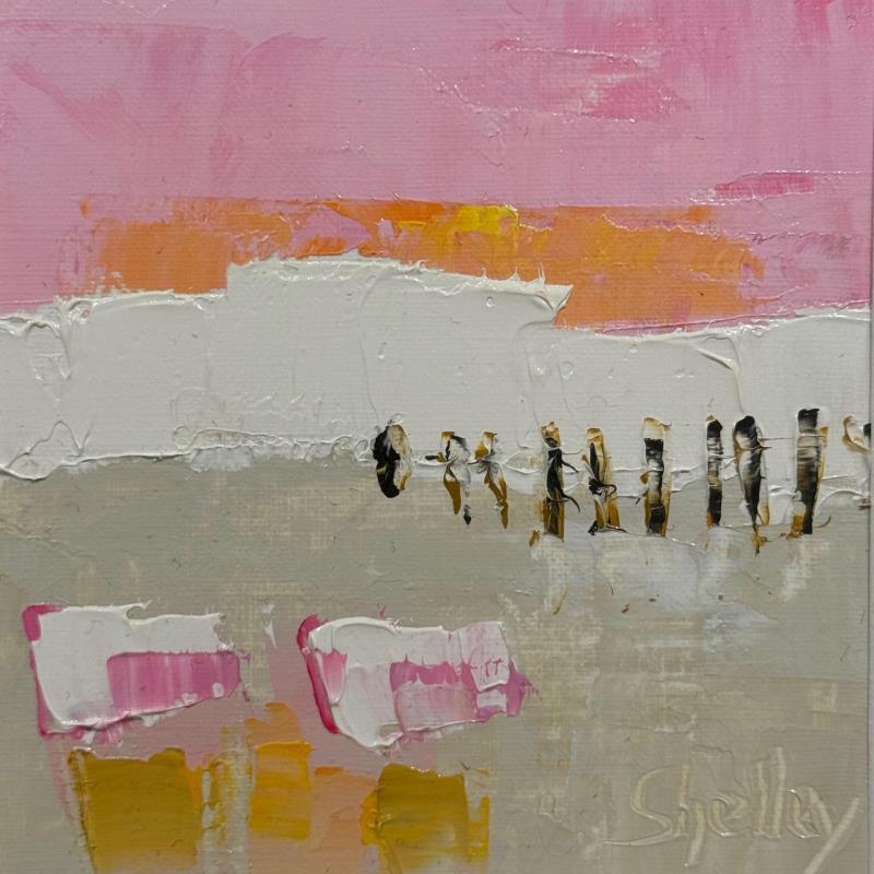 Peinture Enjoué par Shelley | Tableau Abstrait Huile