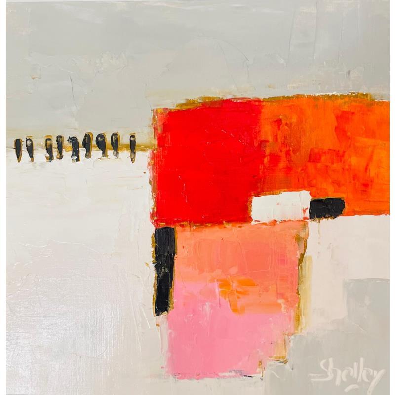 Peinture Vue par Shelley | Tableau Abstrait Huile