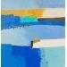 Peinture Aqua par Shelley | Tableau Abstrait Huile