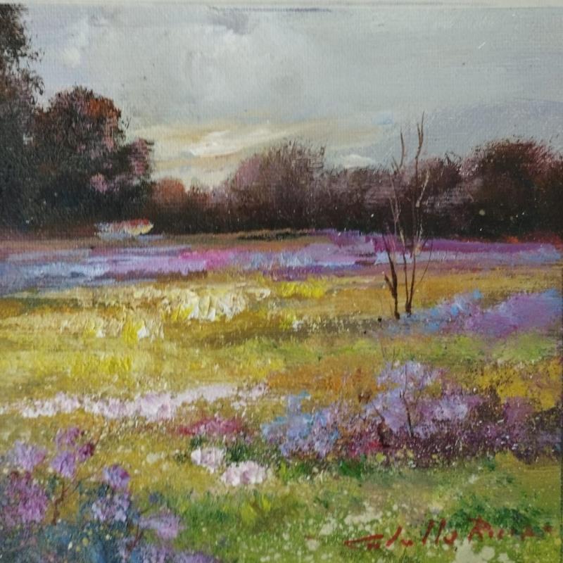 Painting F1 No Name  Color de primavera by Cabello Ruiz Jose | Painting Impressionism Oil Landscapes