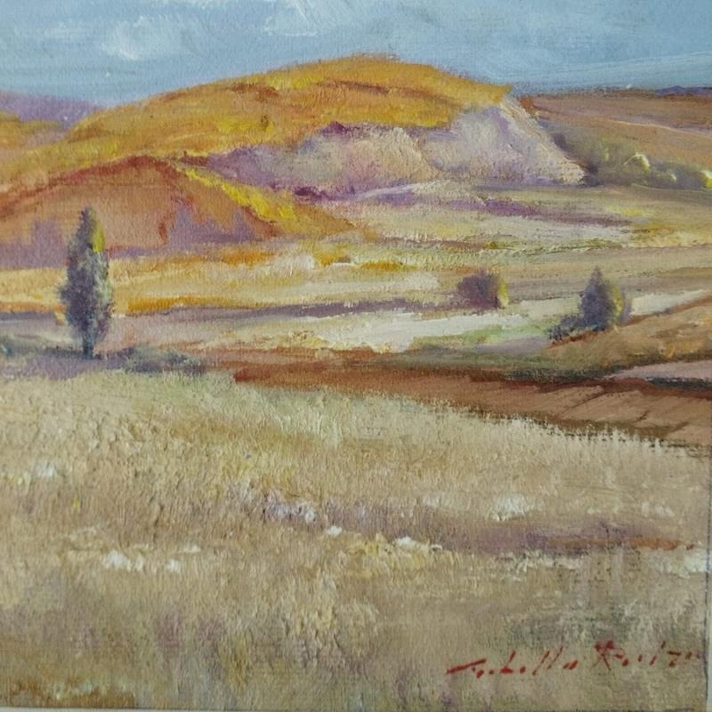Painting Serrania by Cabello Ruiz Jose | Painting Impressionism Oil Landscapes