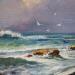 Gemälde F1 No Name La playa en soledad von Cabello Ruiz Jose | Gemälde Impressionismus Landschaften Öl