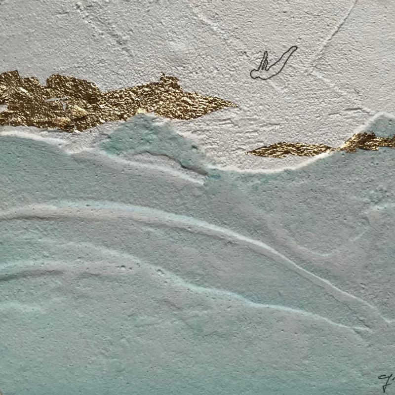 Painting LILIA by Roma Gaia | Painting Subject matter Minimalist Acrylic Sand