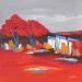 Gemälde Horizon Provence 04 von Gaultier Dominique | Gemälde Figurativ Landschaften Öl