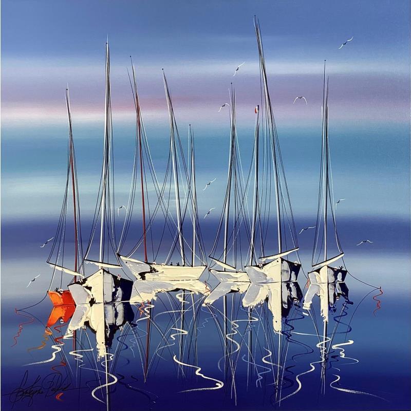 Gemälde L'Horizon de ton Cœur von Fonteyne David | Gemälde Figurativ Acryl
