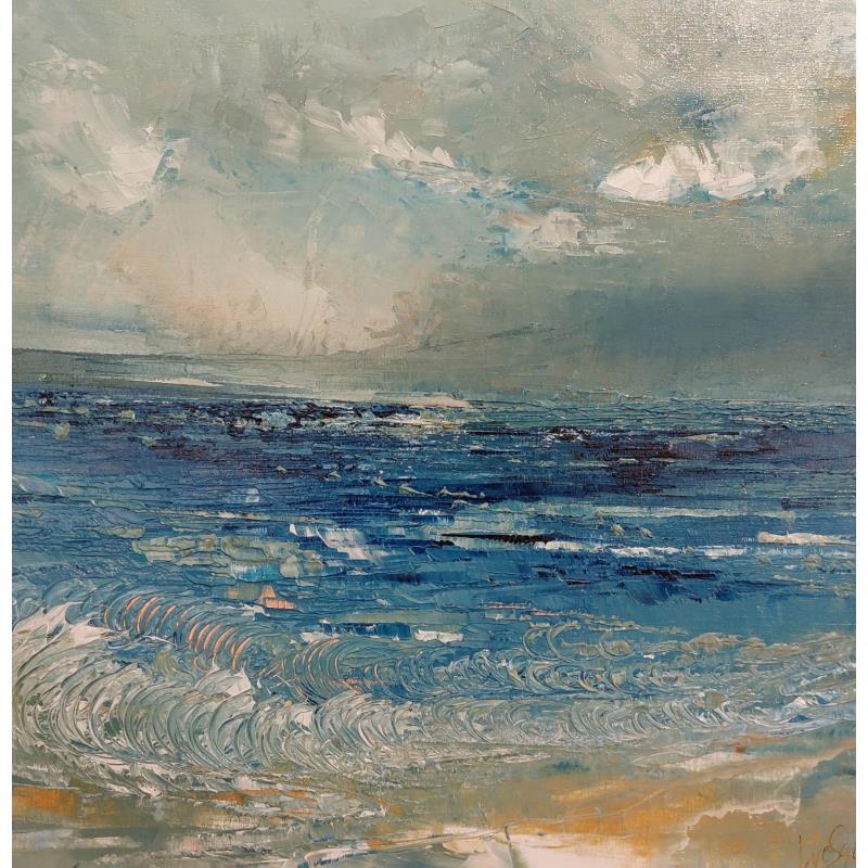 Peinture romance marine par Levesque Emmanuelle | Tableau  Huile