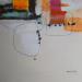 Gemälde abstract white B 86 von Wilms Hilde | Gemälde Abstrakt Acryl Collage