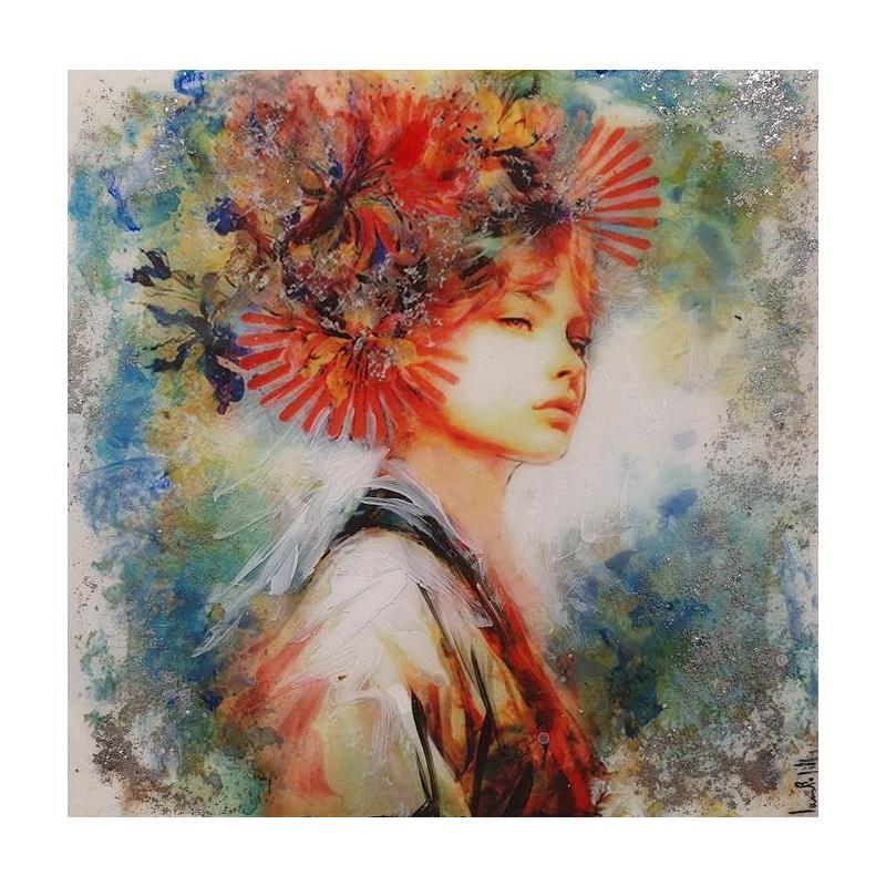 Painting Amorita by Bofill Laura | Painting Figurative Portrait Acrylic Resin