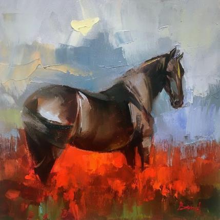 Painting The dreamers' spirit by Bond Tetiana | Painting Figurative Oil Animals, Landscapes