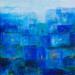 Painting Blue Barcarolle by Solveiga | Painting Acrylic