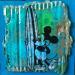 Painting Mickey surf by Kikayou | Painting Pop-art Pop icons Graffiti Acrylic Gluing