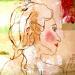 Peinture Jardin Batik par Sablyne | Tableau Art Singulier Portraits Scènes de vie Bois Carton Acrylique Collage Encre Pastel Feuille d'or Upcycling Papier Pigments Laque