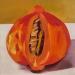 Painting inside a pumpkin by Ulrich Julia | Painting Still-life Oil