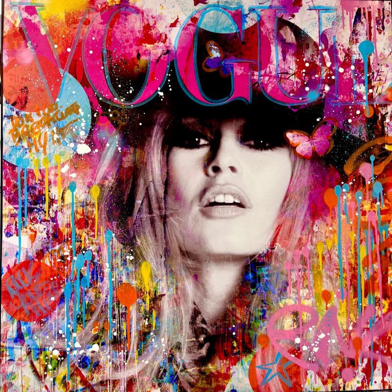 Painting Super Pop Sixties by Novarino Fabien | Painting Pop-art Graffiti Pop icons