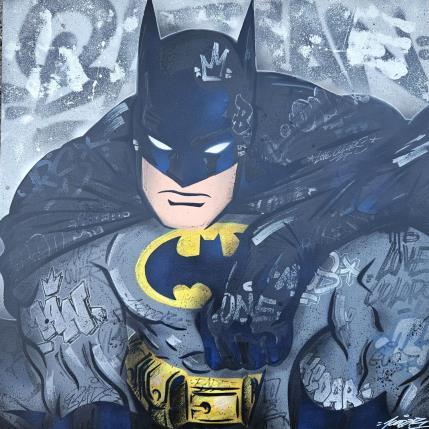 Painting Batman  by Kedarone | Painting Pop-art Acrylic, Graffiti Pop icons