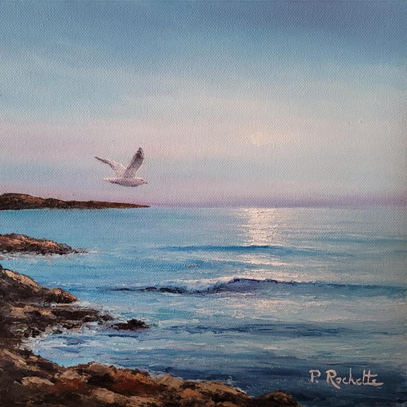 Painting Les côtes sauvages  by Rochette Patrice | Painting Figurative Oil Marine